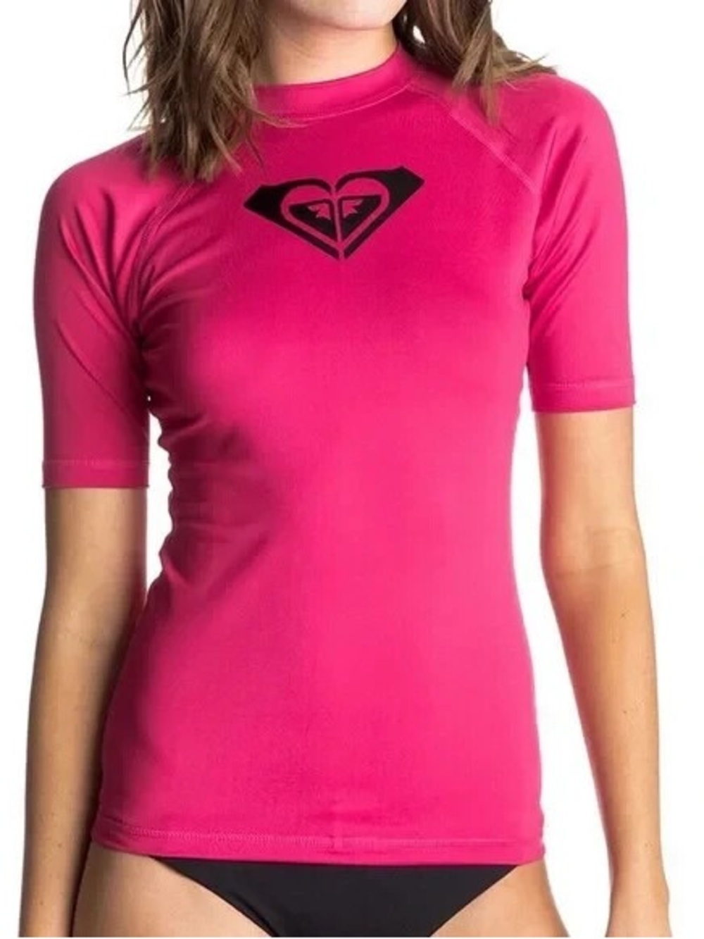 Roxy Women's Hot Pink Rash Guard